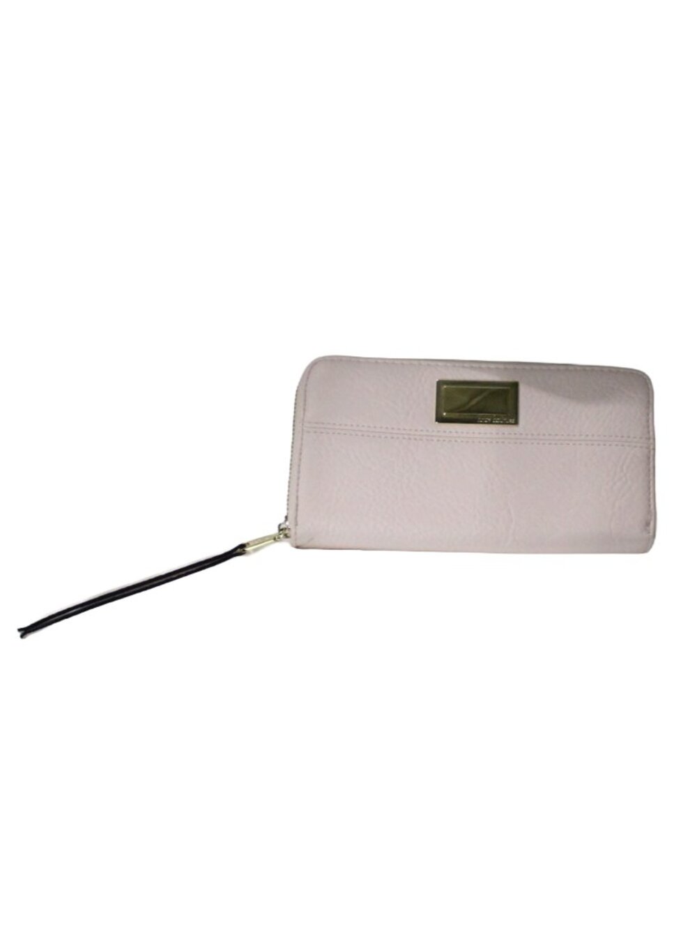 Juicy Couture Pastel Pink Pebbled Zip Around Wristlet Wallet Pouch